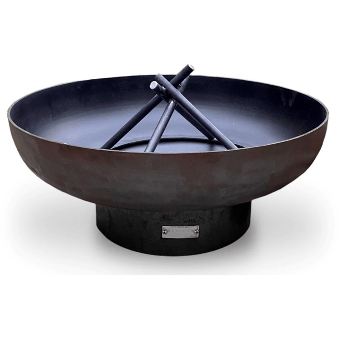 Seasons Fire Pits Elliptical Round Steel Fire Pit