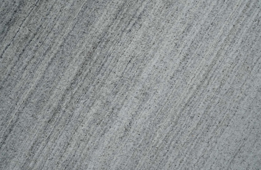 Shaded Silver Gray Scandinavian 5x7 Blended Bamboo Silk Flatwoven Area Rug, Dinning, Kids Rug | HL31