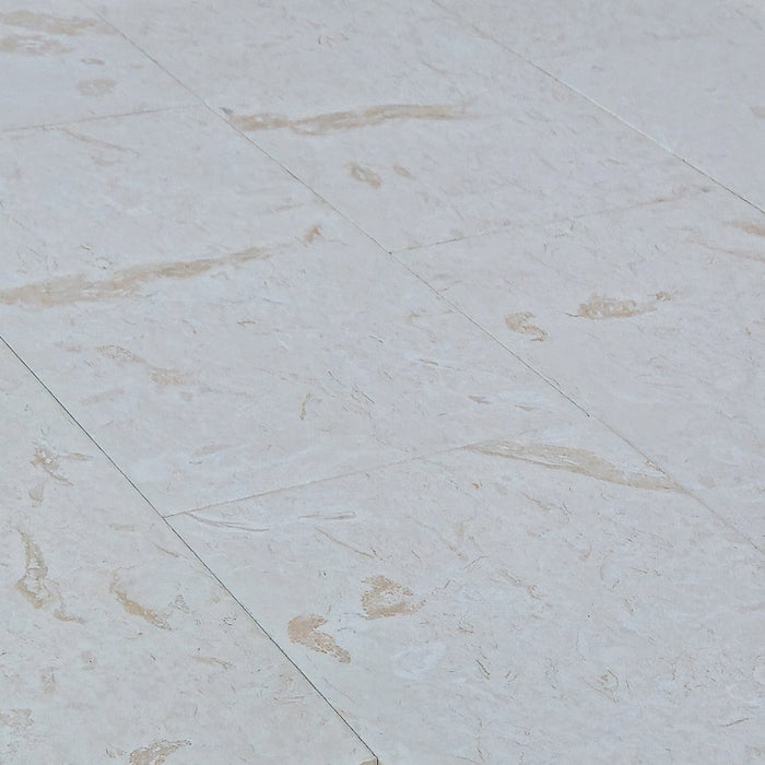 Shell Stone White Limestone Outdoor Tile Tumbled 18"x36"x1 1/4" - Belair Collection