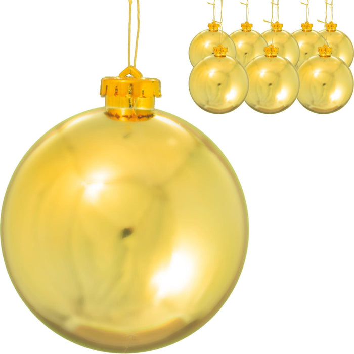 Shiny Gold Ball Ornaments