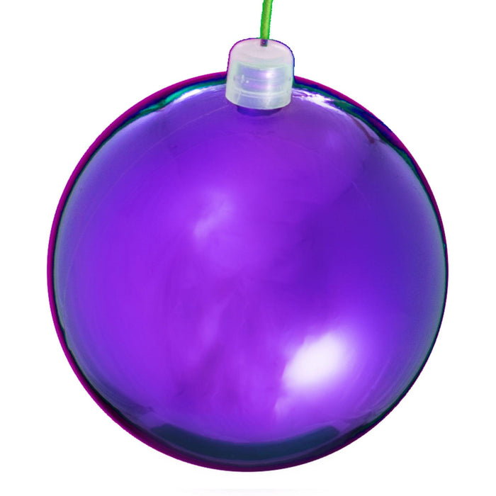 Shiny Purple Ball Ornaments