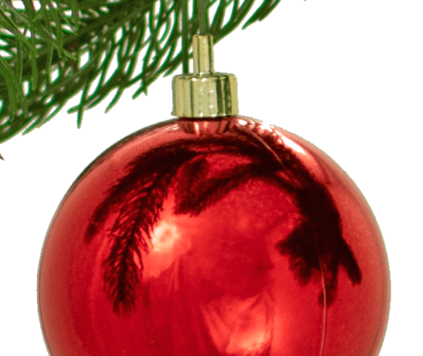 Shiny Red Ball Ornaments