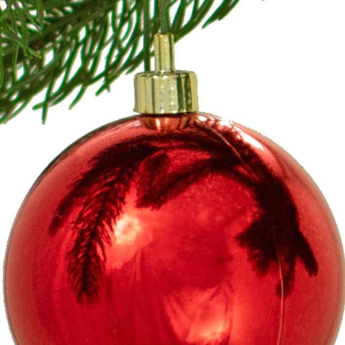 Shiny Red Ball Ornaments