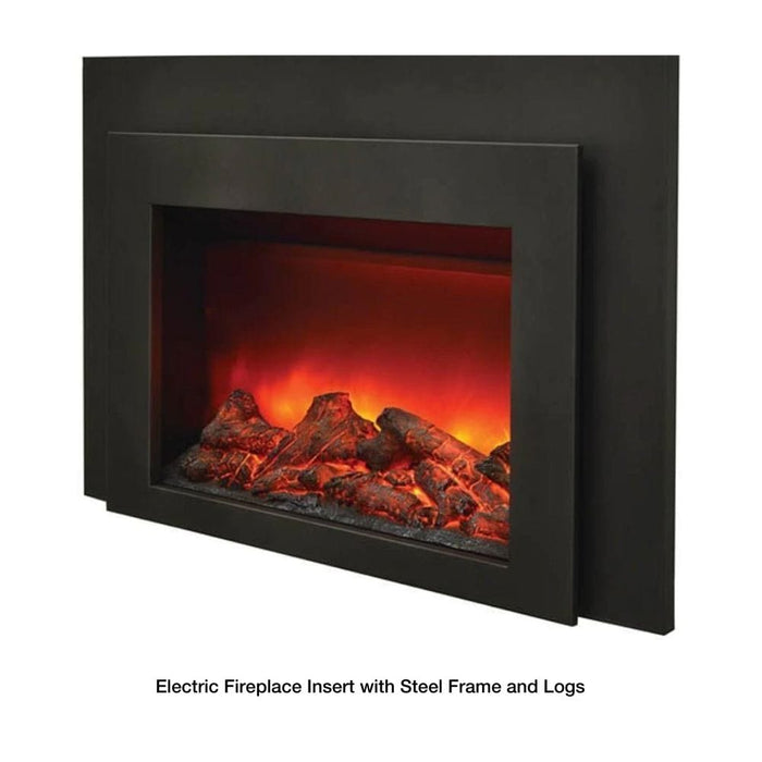 Sierra Flame 30-Inch Smart Electric Fireplace Insert with Steel Frame (INS-FM-30)