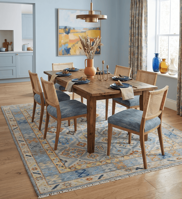 Silver and Mustard Traditional Hand Knotted Custom Made Wool Area Rug
