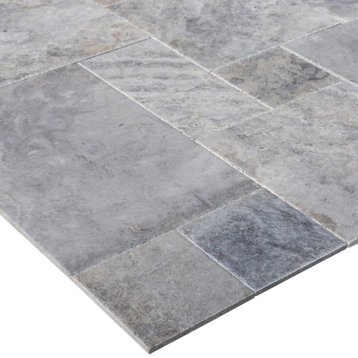 Silver Antique Pattern Brushed, Chiseled, and Partially Filled - Full Truckload