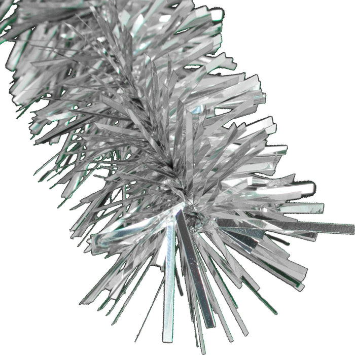 Silver Tinsel Garland