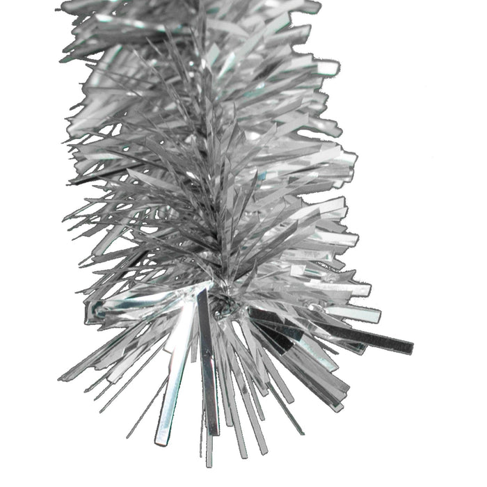 Silver Tinsel Garland