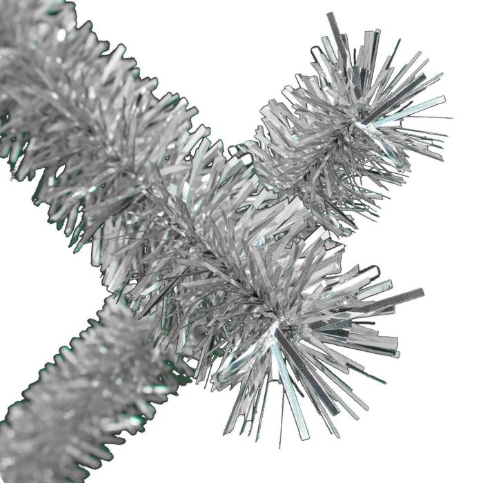 Silver Tinsel Garland