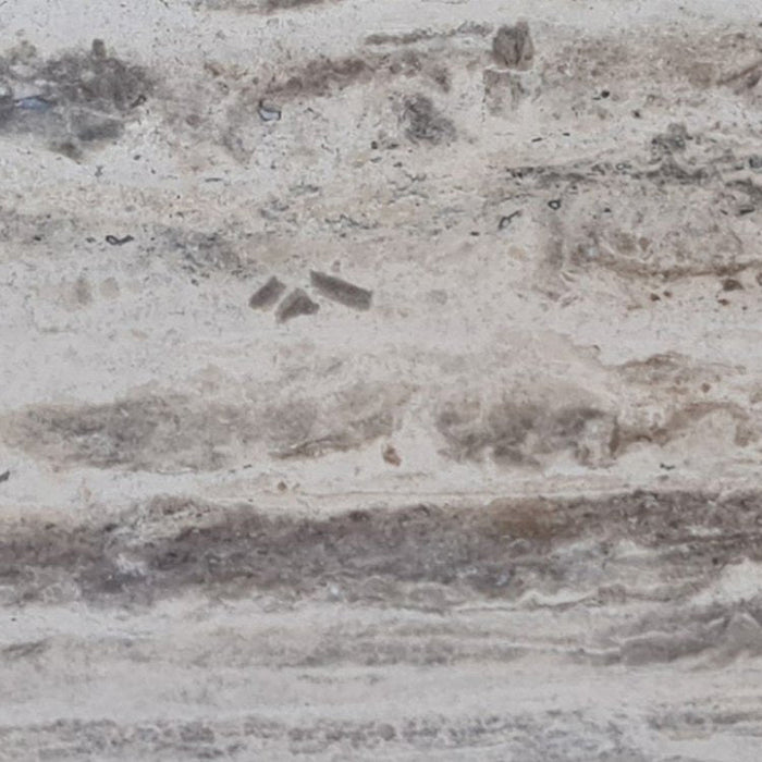 Silver Travertine Vein-cut Bookmatching Slabs Filled and Polished - Livfloors Collection