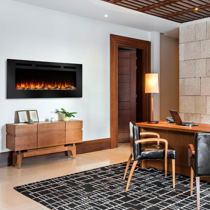 Simplifire Allusion Built-In/Wall-Mounted Electric Fireplace