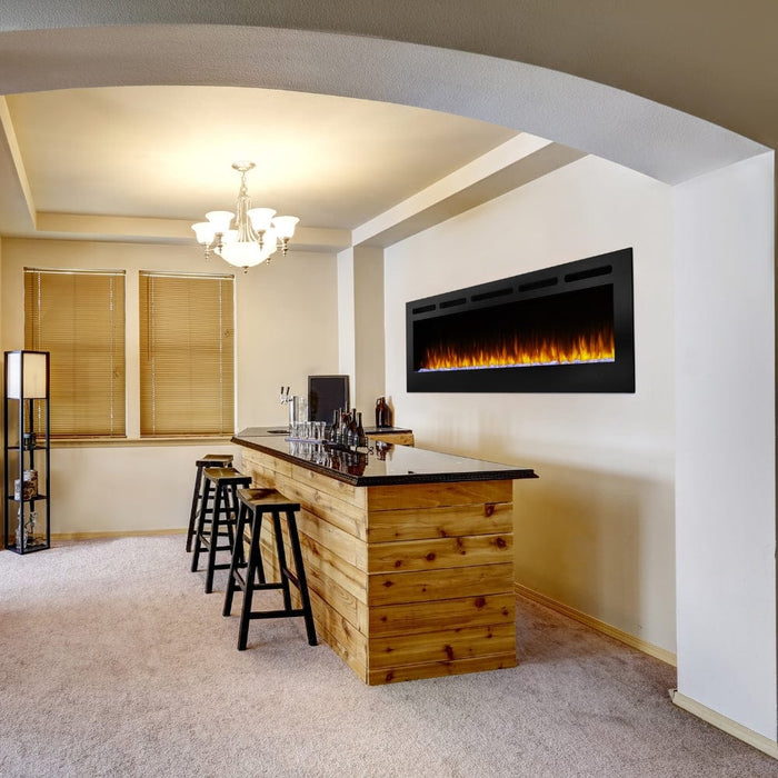 Simplifire Allusion Built-In/Wall-Mounted Electric Fireplace