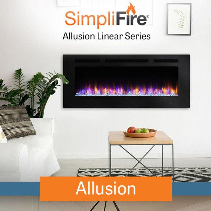 Simplifire Allusion Built-In/Wall-Mounted Electric Fireplace