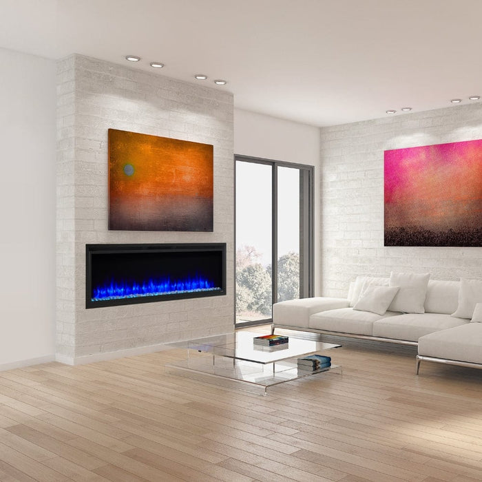 Simplifire Allusion Platinum Built-In Electric Fireplace