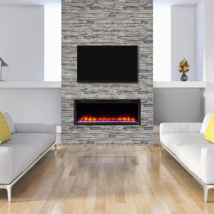 Simplifire Allusion Platinum Built-In Electric Fireplace