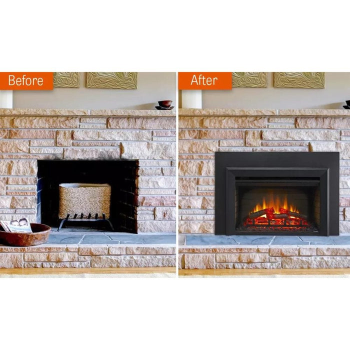 Simplifire Traditional Built-In Electric Fireplace Insert