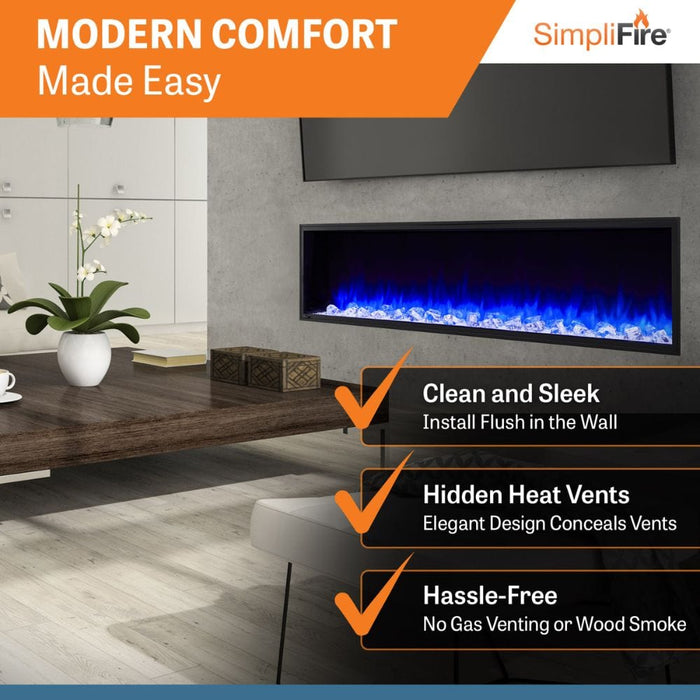 Simplifire Scion Recessed Electric Fireplace