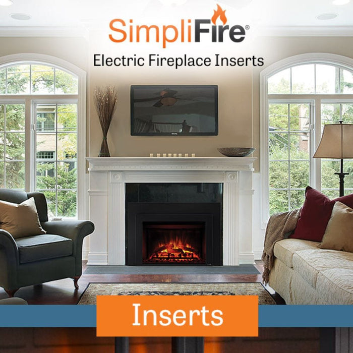 Simplifire Traditional Built-In Electric Fireplace Insert