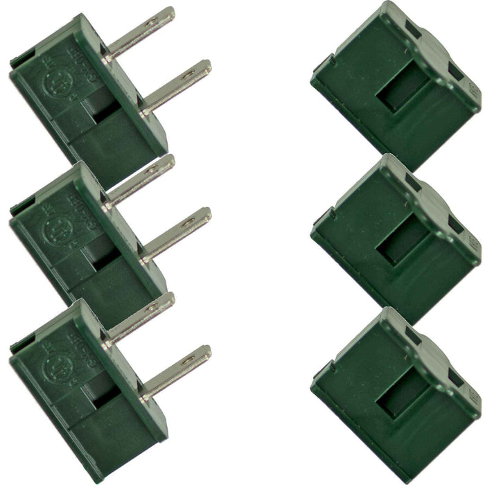 Slide-On Male & Female Zip Plugs