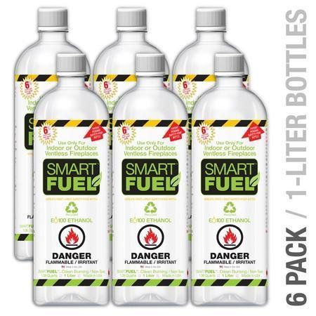 SMARTFUEL™ - Safest Ethanol Fuel for Indoor & Outdoor Ventless Fireplaces