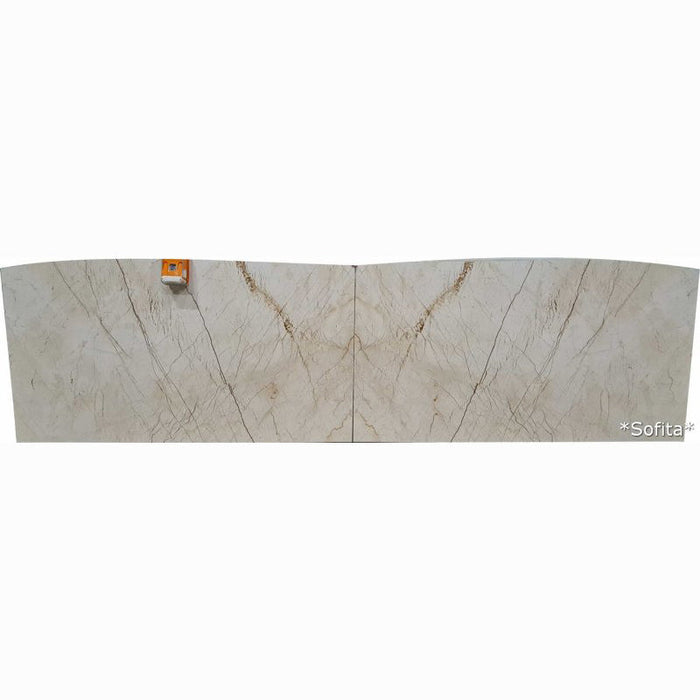 Sofita Beige Bookmatching Marble Slabs Polished - Livfloors Collection