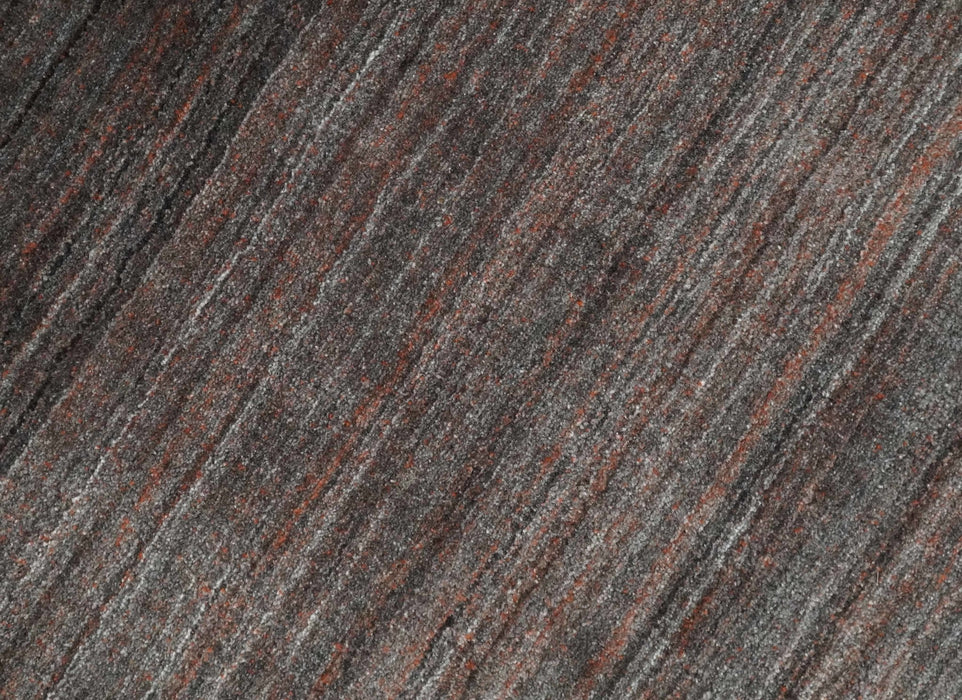 Solid Brown Scandinavian 5x7 Blended Wool Flatwoven Area Rug, Dinning, Kids Rug | HL17
