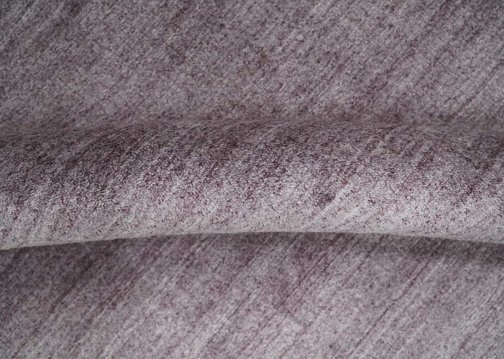 Solid Lavender Purple Scandinavian 5x7 Blended Wool Flatwoven Area Rug | HL12