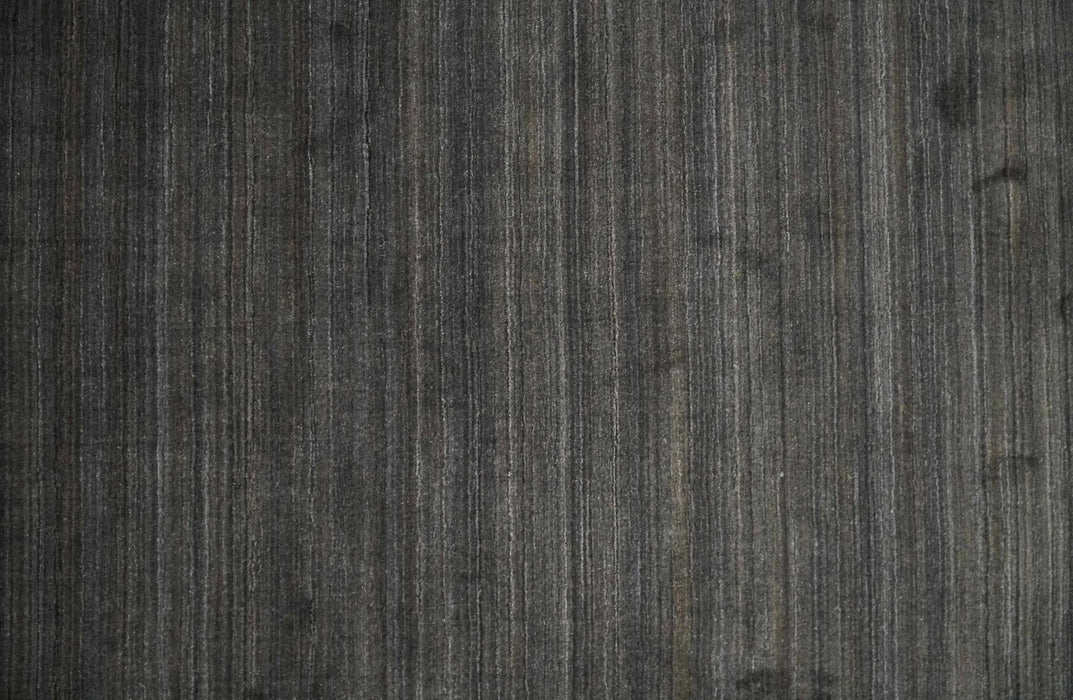 Solid Shaded Charcoal Shaded Scandinavian 5x7 Blended Wool Flatwoven Area Rug | HL34