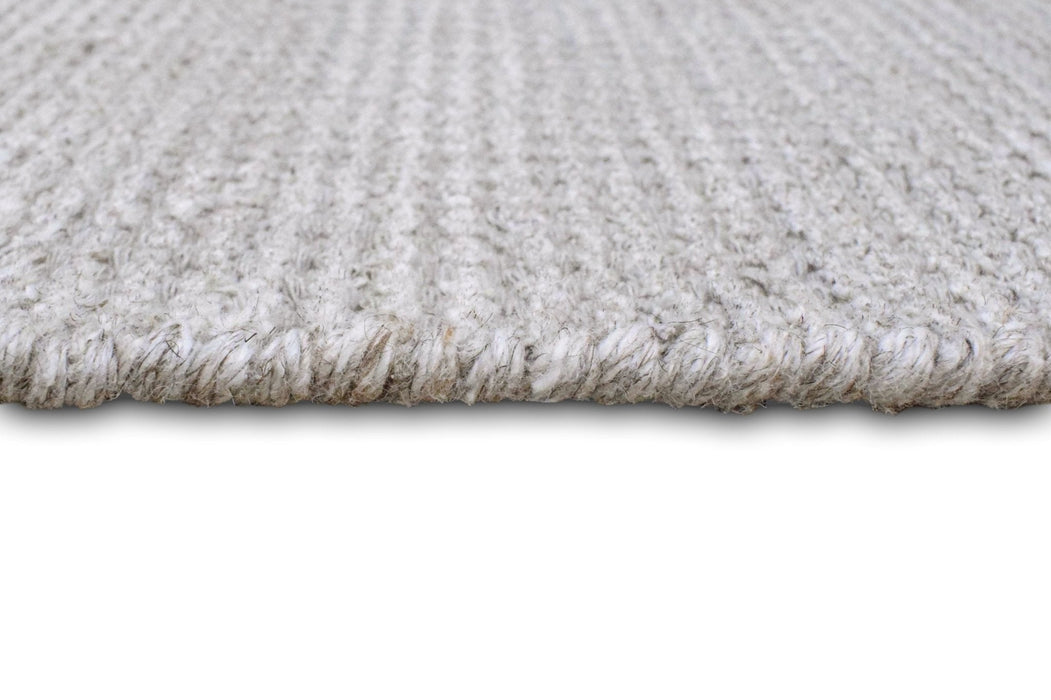 Solid Taupe Silver Rug | Made with wool and viscose blend | TRD171