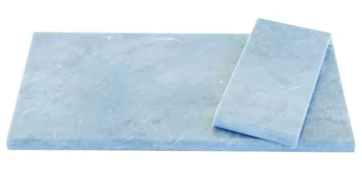 Solto White 12"x24" Tumbled Marble Pool Coping - Belair Collection