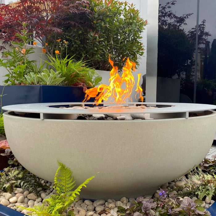 Solus Luna 42-Inch Round Ultra High-Performance Concrete Gas Fire Pit