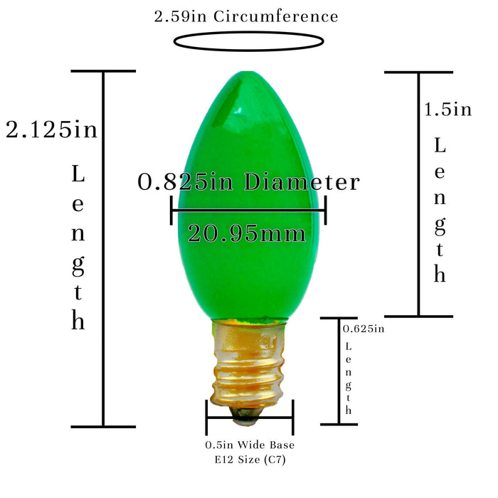 St. Patrick's Day Christmas Light Bulbs