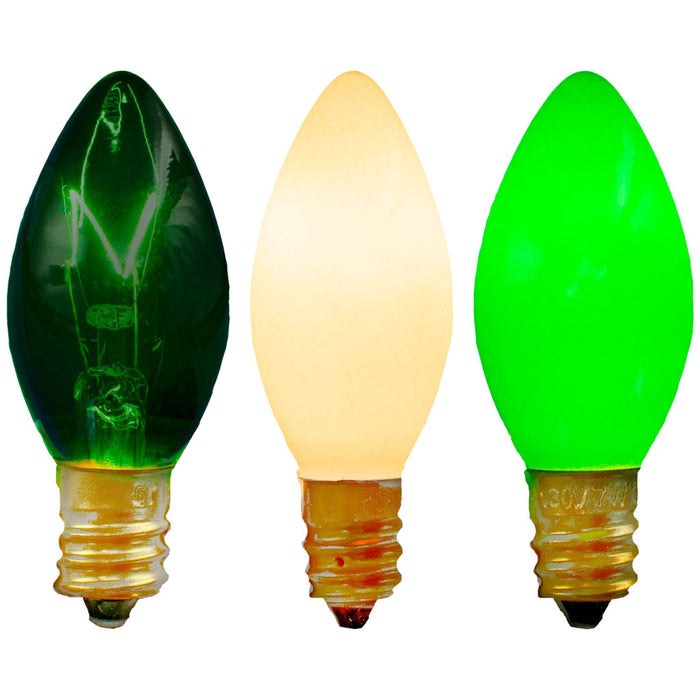 St. Patrick's Day Christmas Light Bulbs