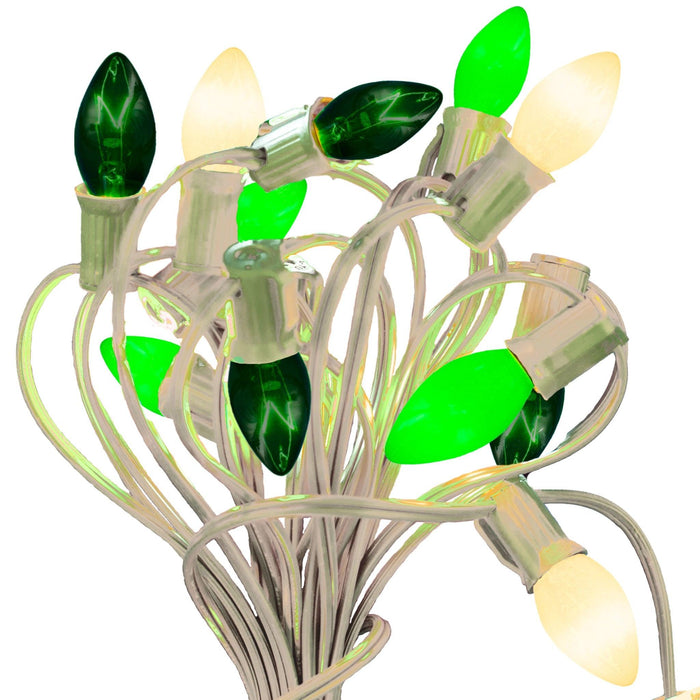 St. Patrick's Day Christmas Light Bulbs