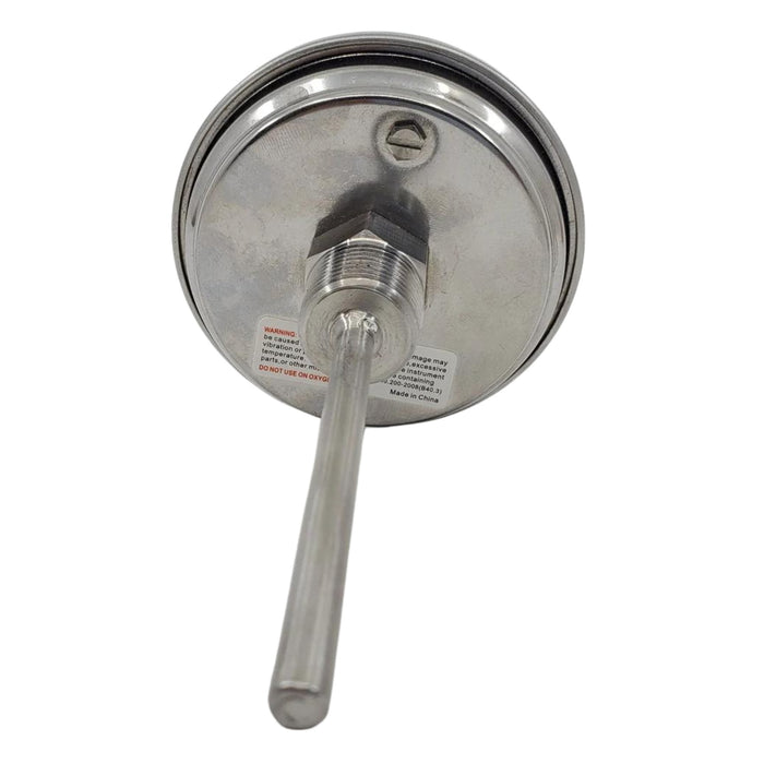 Stainless Steel 3" Screw In Thermometer