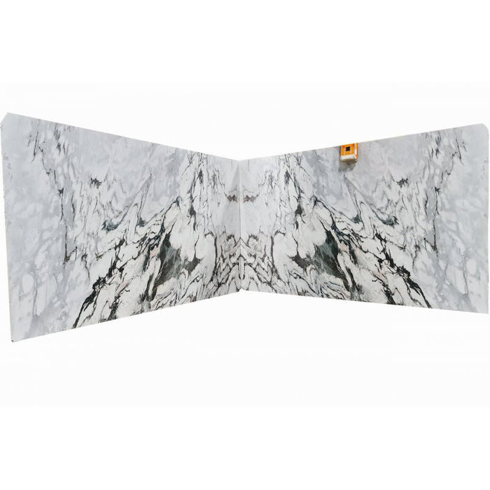 Stingray White Bookmatching Marble Slabs Polished - Livfloors Collection