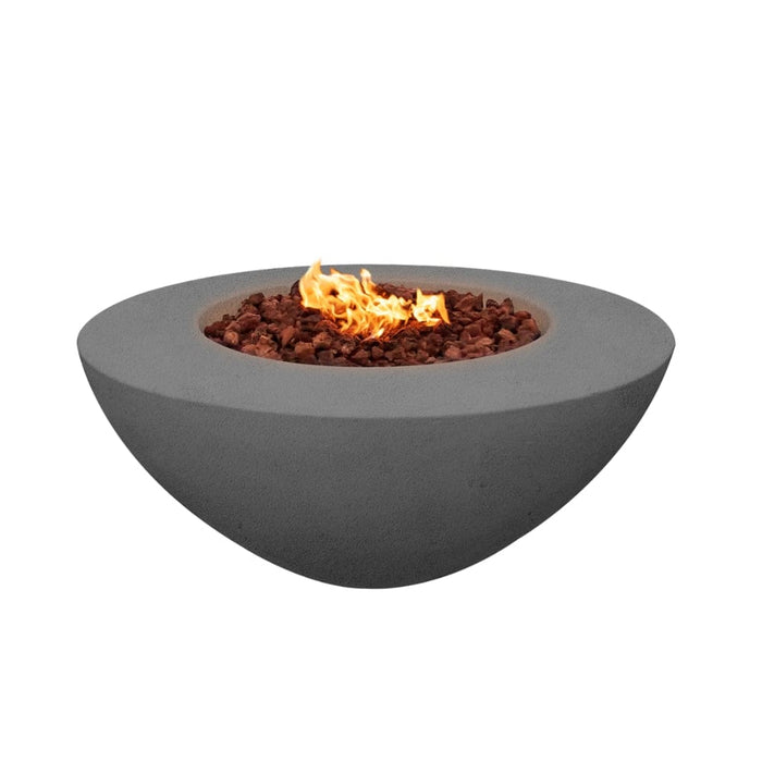 Stonelum Venecia 03 42-Inch Round Concrete Gas Fire Bowl