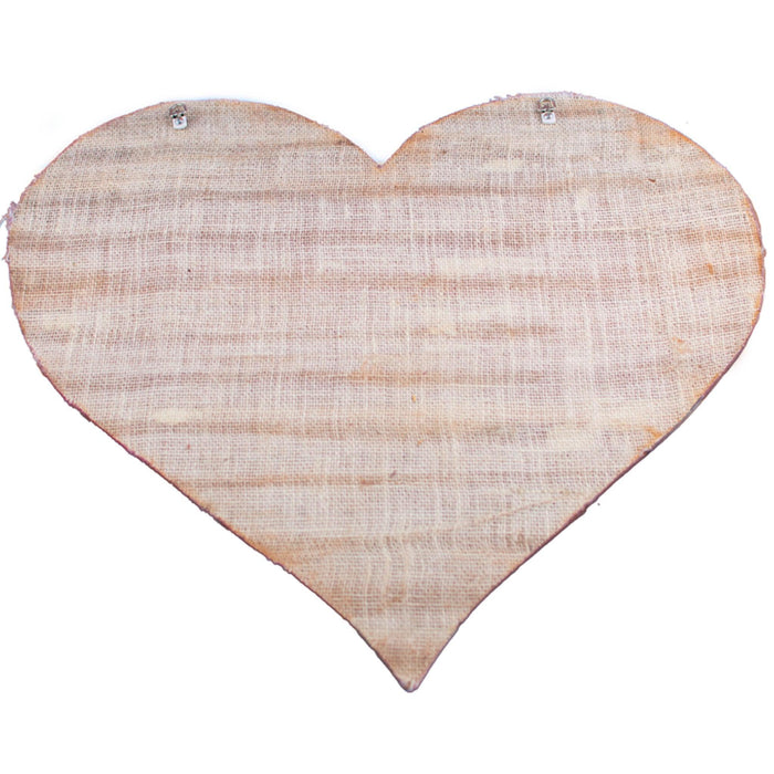 Striped Wooden Valentine's Day Heart