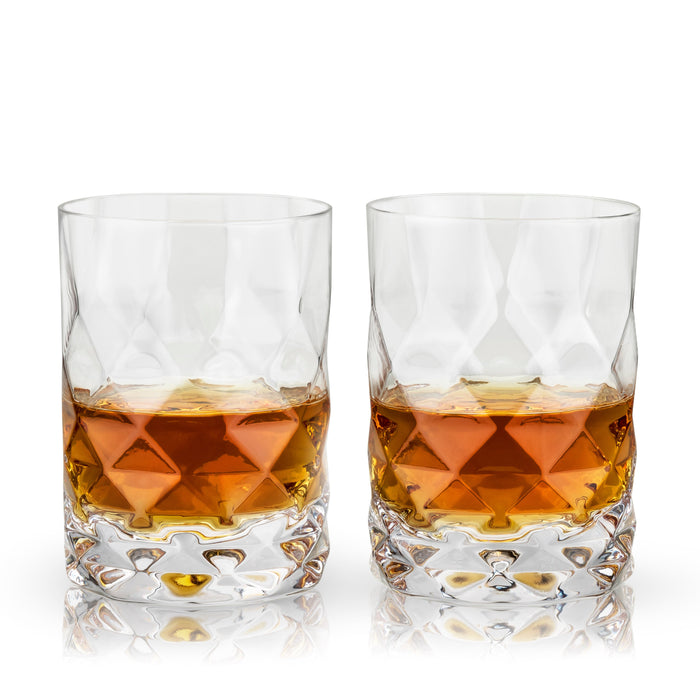 Gem Crystal Tumblers Set of 2