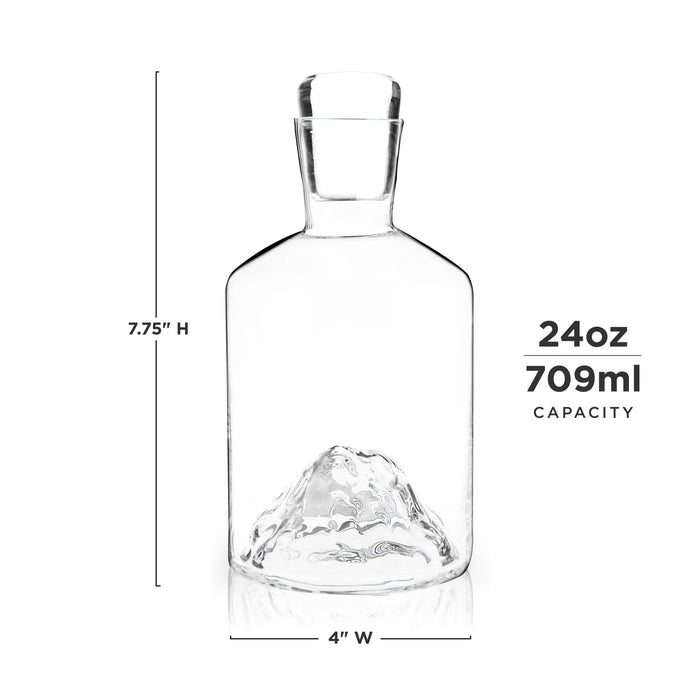 Mountain Crystal Liquor Decanter