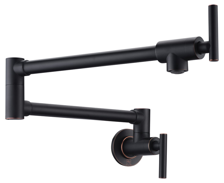 Braccia Series 24" Wall Mounted Pot Filler in Oil Rubbed Bronze