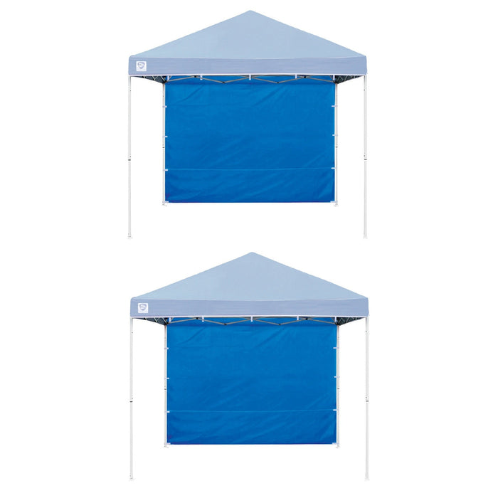 Z Shade 10ft Blue Everest Instant Canopy Tent Taffeta Sidewall Accessory(2 Pack)