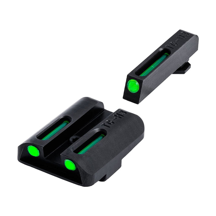 TruGlo TFO Tritium Fiber Optic Handgun Sight for Glock Models and More, Green