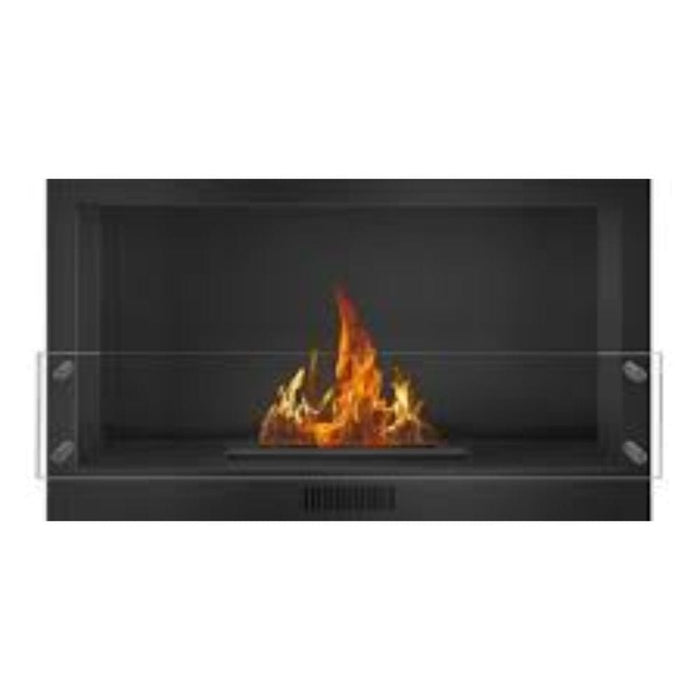 The Bio Flame 38-Inch Smart Firebox SS - Built-in Ethanol Fireplace