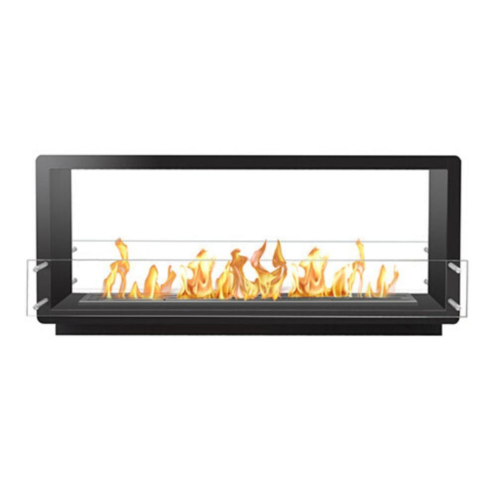 The Bio Flame 60-Inch Smart Firebox DS - See-Thru Ethanol Fireplace