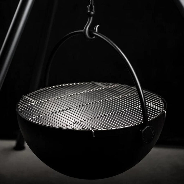 Cowboy Cauldron The Dude 24-Inch Steel Fire Pit Grill (CC-DUDE)