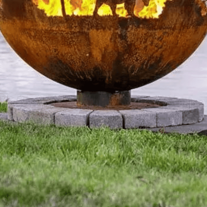 The Fire Pit Gallery 37-Inch Autumn Sunset Steel Fire Pit (7010028-37F)