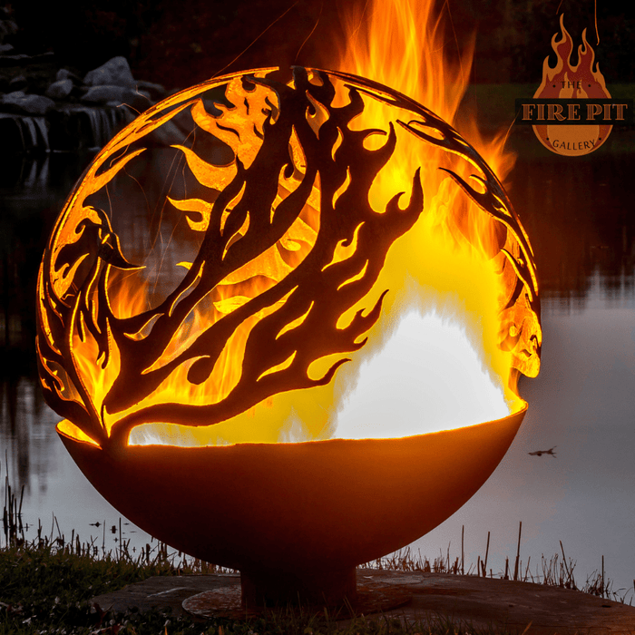 The Fire Pit Gallery 37-Inch Phoenix Rising Steel Fire Pit (7010037-37F)