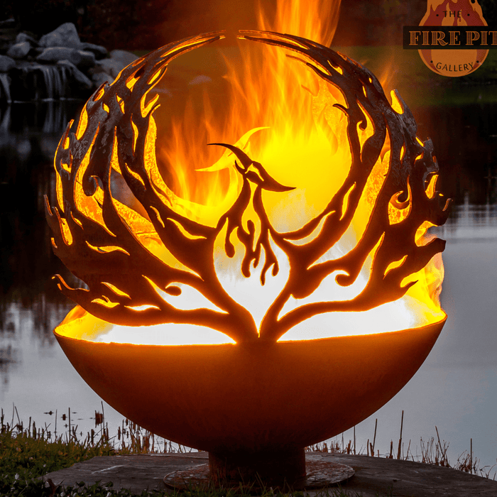 The Fire Pit Gallery 37-Inch Phoenix Rising Steel Fire Pit (7010037-37F)