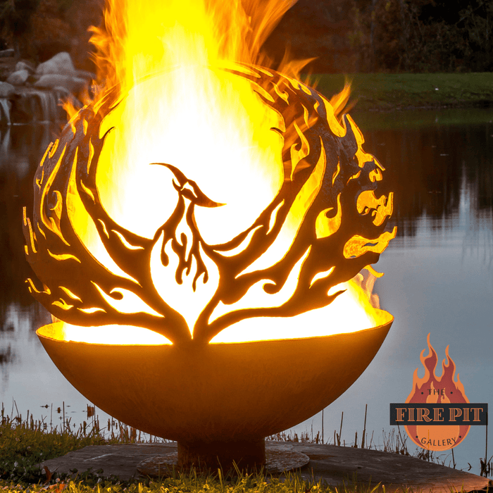 The Fire Pit Gallery 37-Inch Phoenix Rising Steel Fire Pit (7010037-37F)